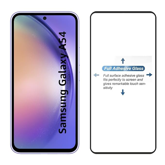 Galaxy A54 | Screen Protectors | Tempered Glass w/ Edge to Edge Coverage & Easy Installation Kit - Flymaster Shop