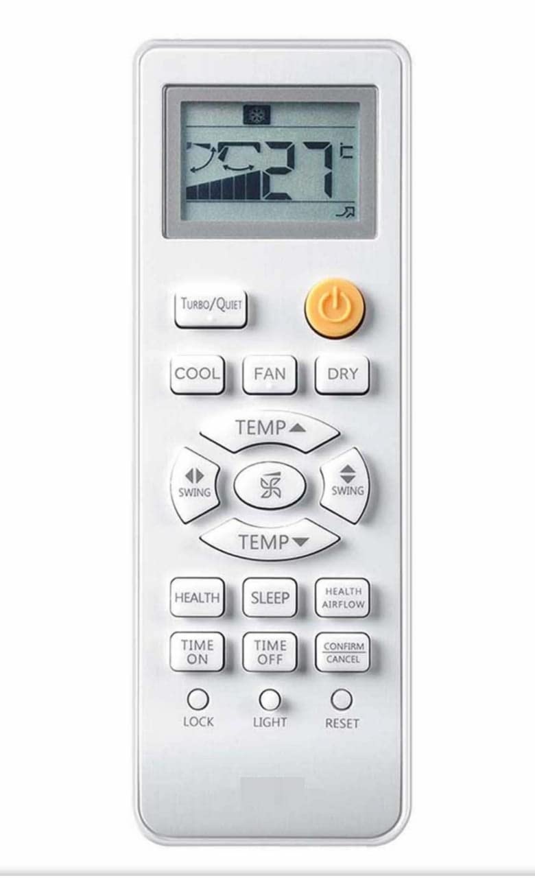 Haier AC Remote Control – Infrared Compatible Replacement, White - Flymaster Shop