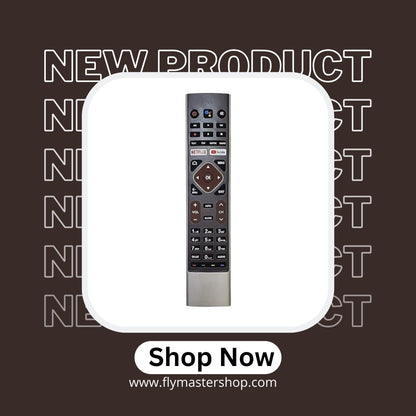Haier TV Remote HTR-U27E | Google Assistant, Bluetooth Voice Command, Netflix & YouTube. - Flymaster Shop