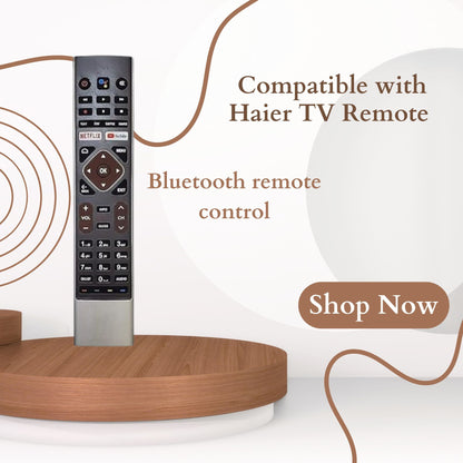 Haier TV Remote HTR-U27E | Google Assistant, Bluetooth Voice Command, Netflix & YouTube. - Flymaster Shop