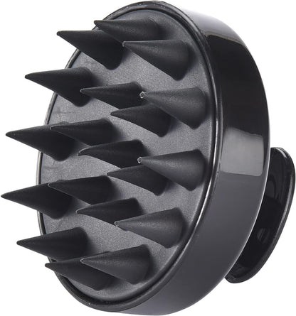 Hair Scalp Massager, Shampoo Brush | Personal Care | Anti Dandruff Removal, Head Massager, Soft Silicone Bristles Comb Scrubber, Men and Women (BLACK) - Flymaster Shop