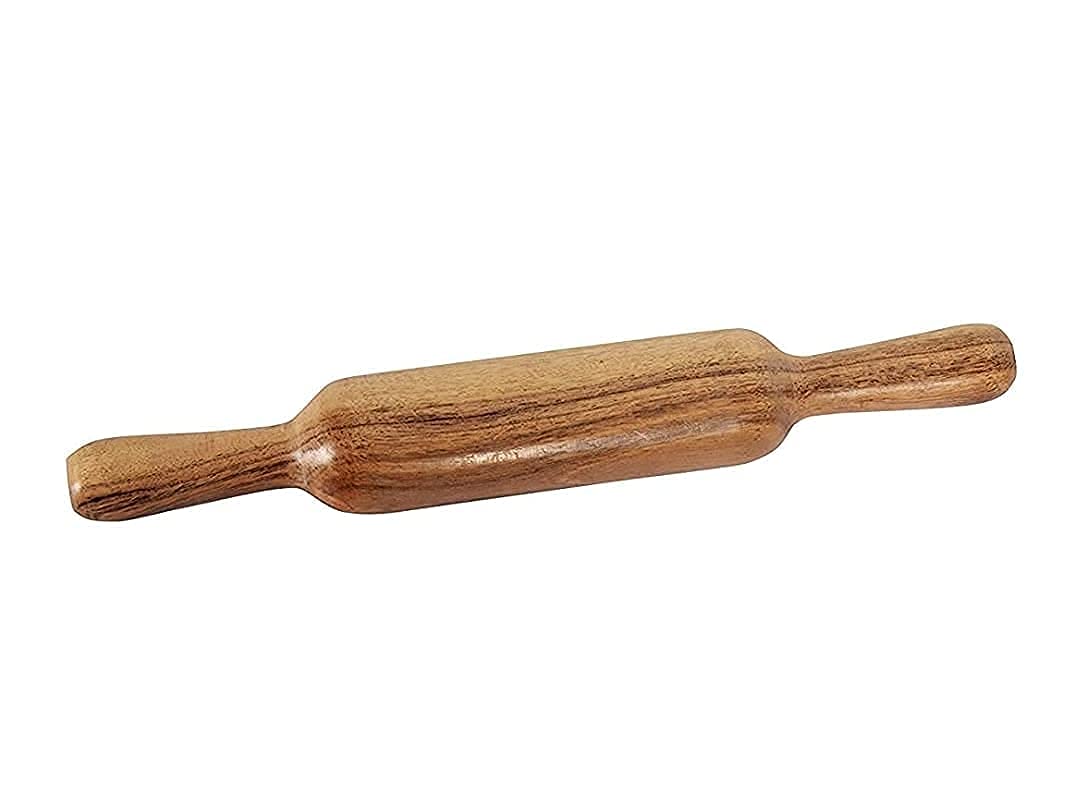 Heavy Weight Wooden Rolling Pin Roller Thick,Roti Belan, Wooden Rolling Pin Chapathi Wooden Rolling Pin, Wooden Belan, Wooden Belna DGF-515 - Flymaster Shop