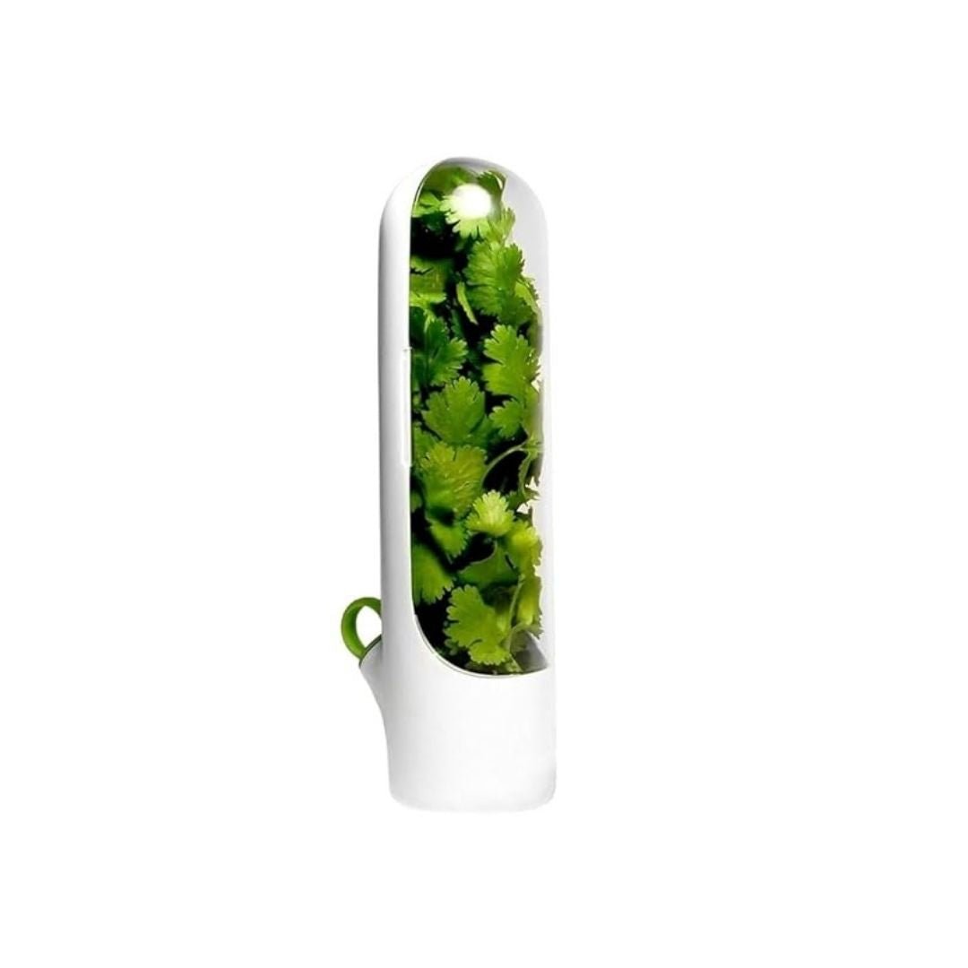 Herb Savor Pod, Pack of 1, Keep Herbs Fresh Naturally, Revolutionize Your Kitchen,BPA-Free Solution,Fridge Small Produce Vegetable Keeper Herbs Storage. - Flymaster Shop