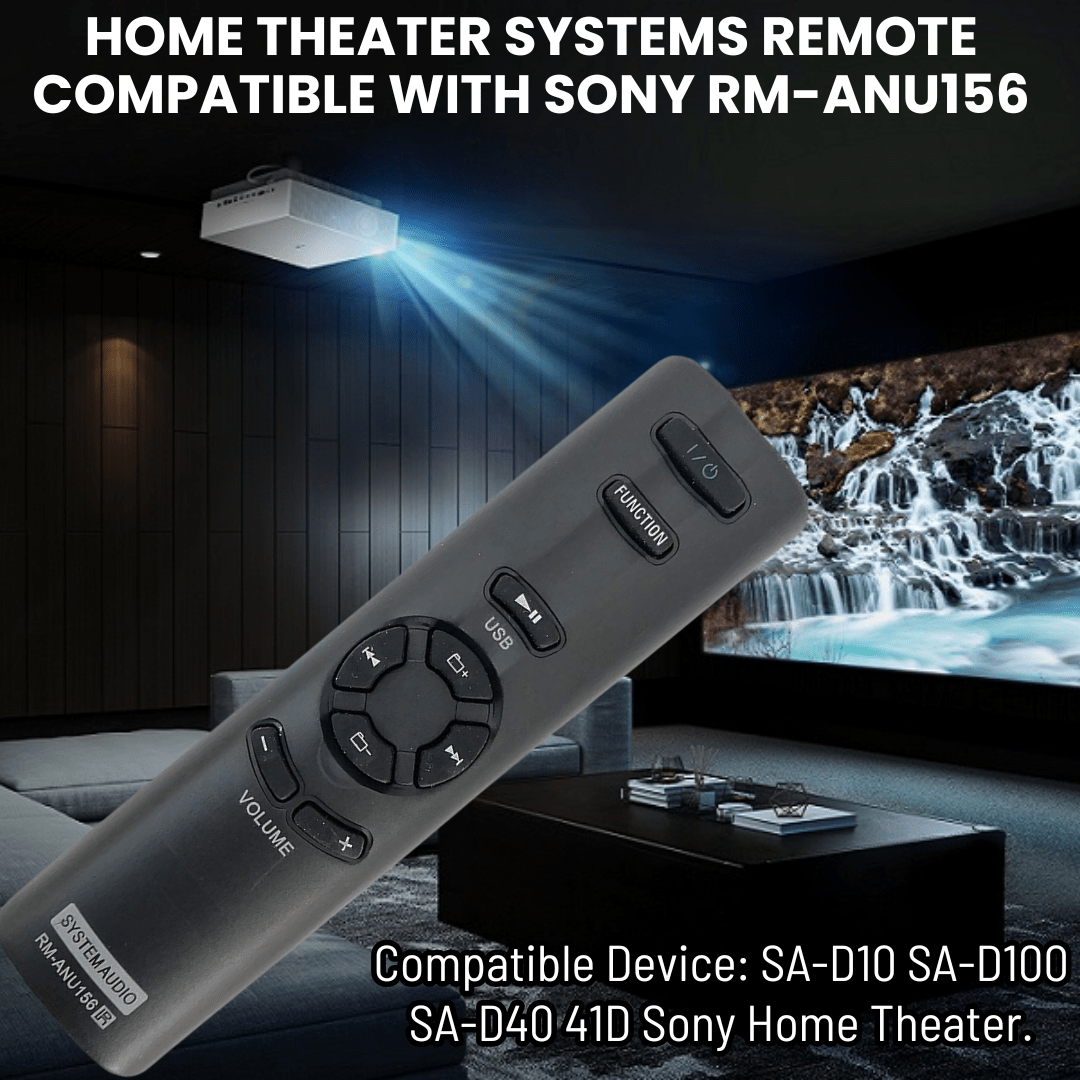 Home Theater Systems Remote Compatible with Sony RM-ANU156 – Replacement Remote for Sony Audio Systems - Flymaster Shop