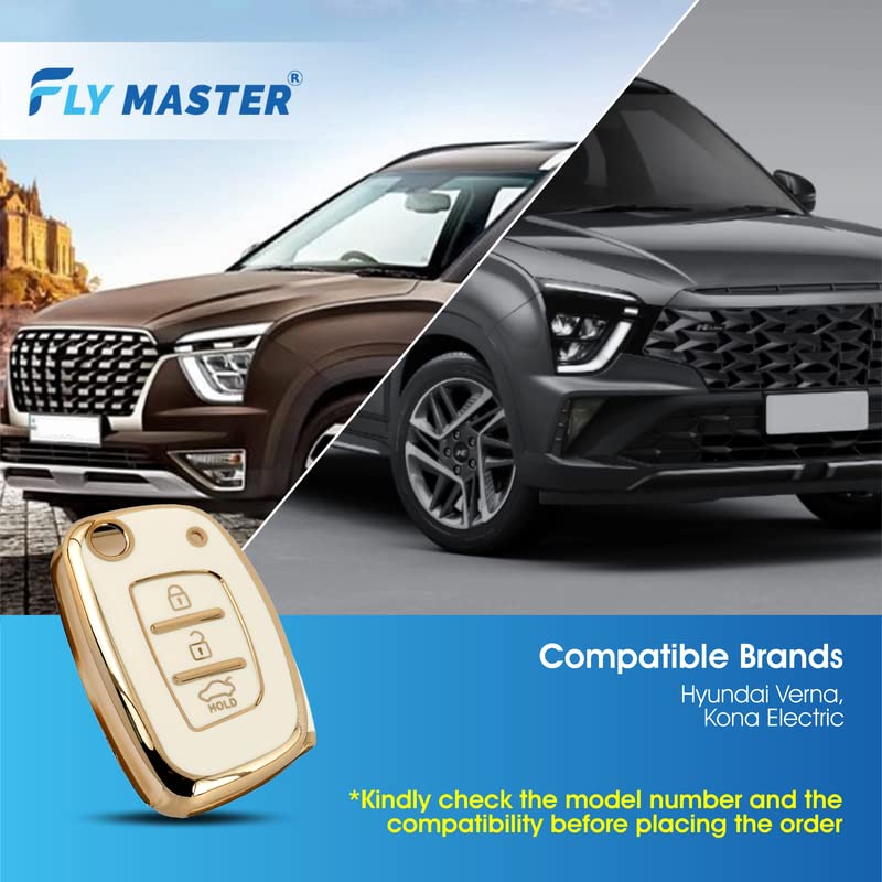 Hyundai Aura Creta, I10, Grand Nios, I20 (2021), I20 Active, I20 Elite Xcent 2019+ | Car Accessories |Protects and Decorates Car Key - Flymaster Shop