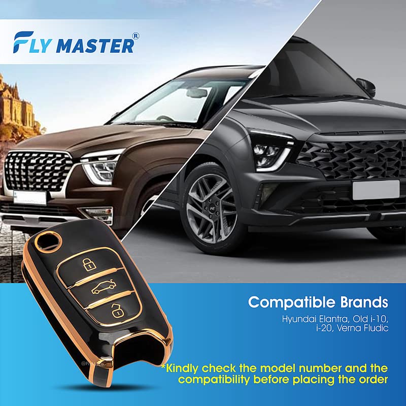 Hyundai Elantra, Old I10, I20, Verna Fludic | Car Accessories | Protect your car keys with this durable cover. - Flymaster Shop