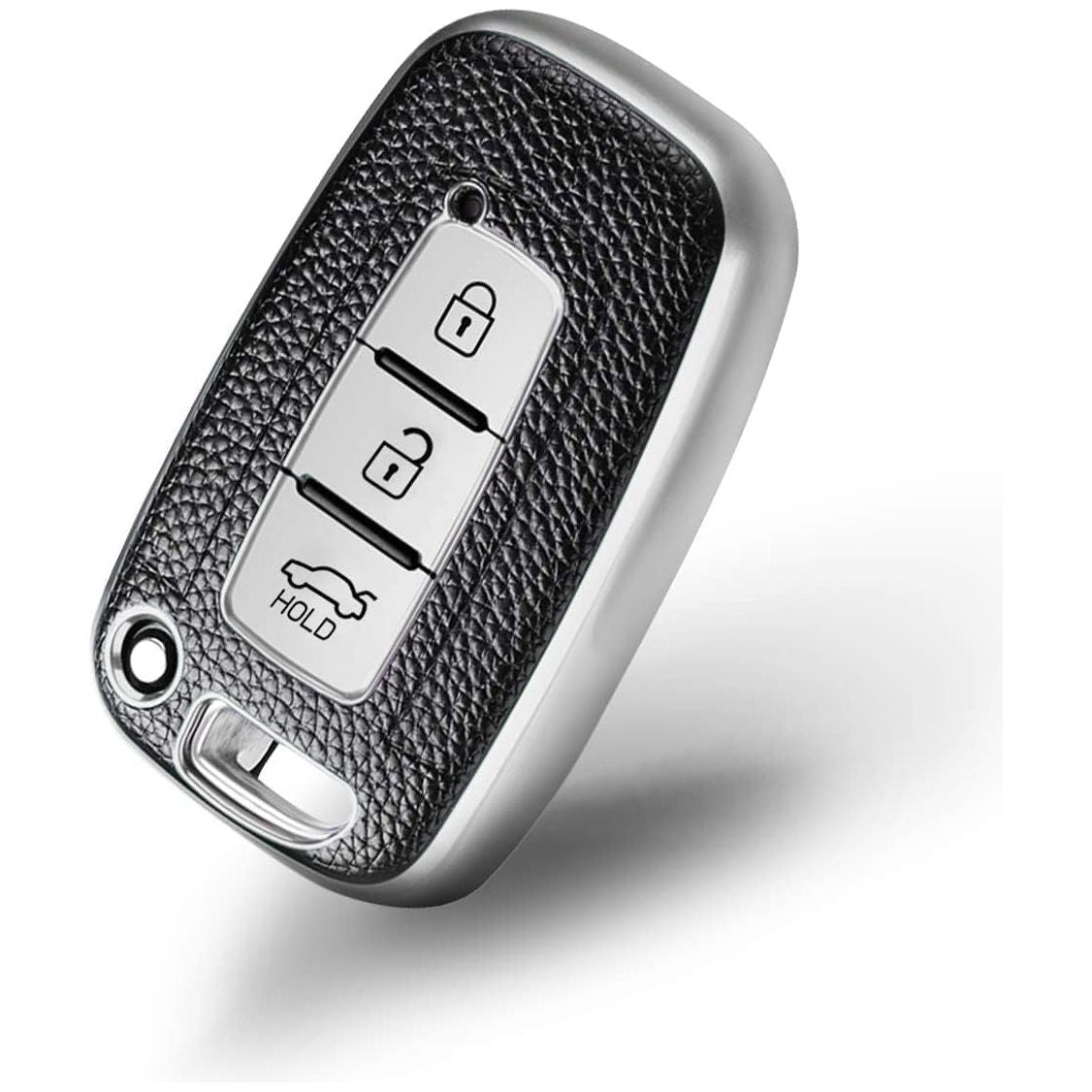 Hyundai Verna Fluidic, Old i20, Santafe Push Button Smart Key | Car Key Cover | Protects and Personalizes Your Key - Flymaster Shop