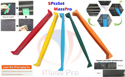 Fin Comb Set for Air Conditioner FCR6 Coil Fin Comb Ring Straighten Evaporator Condensor