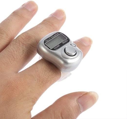 Mini Digital Finger Tally Counter – Electronic Japa Mala Counter for Chanting & Sports