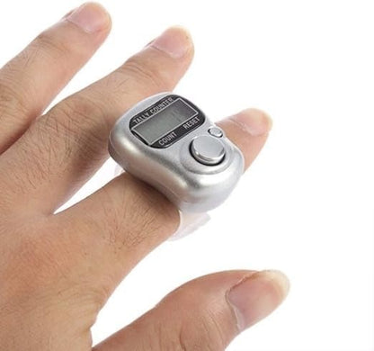 Mini Digital Finger Tally Counter – Electronic Japa Mala Counter for Chanting & Sports