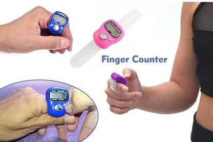 Mini Digital Finger Tally Counter – Electronic Japa Mala Counter for Chanting & Sports