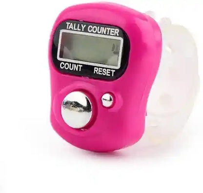 Mini Digital Finger Tally Counter – Electronic Japa Mala Counter for Chanting & Sports