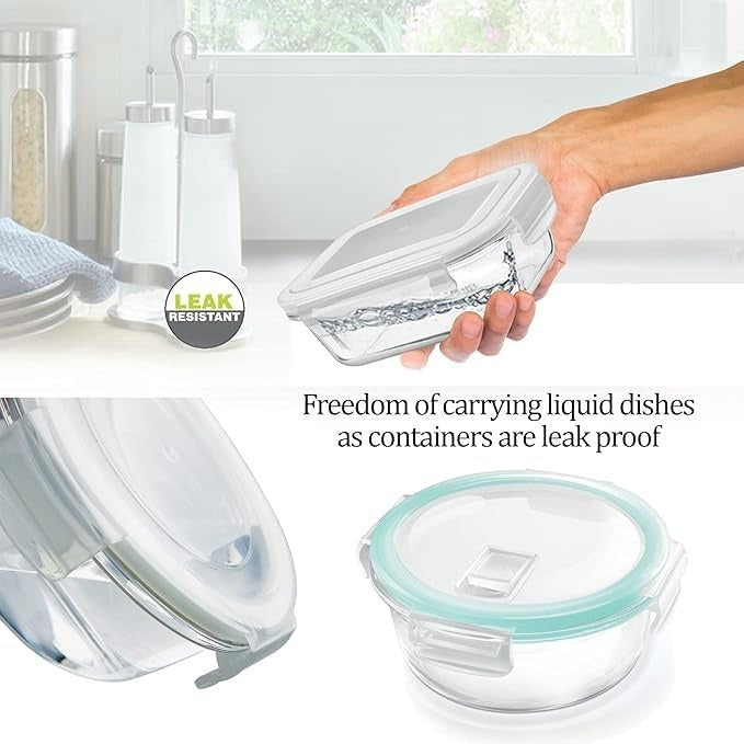 Spare Lid for Treo Clip Fresh Container – Compatible with 320ml Borosilicate Tiffin (Transparent)