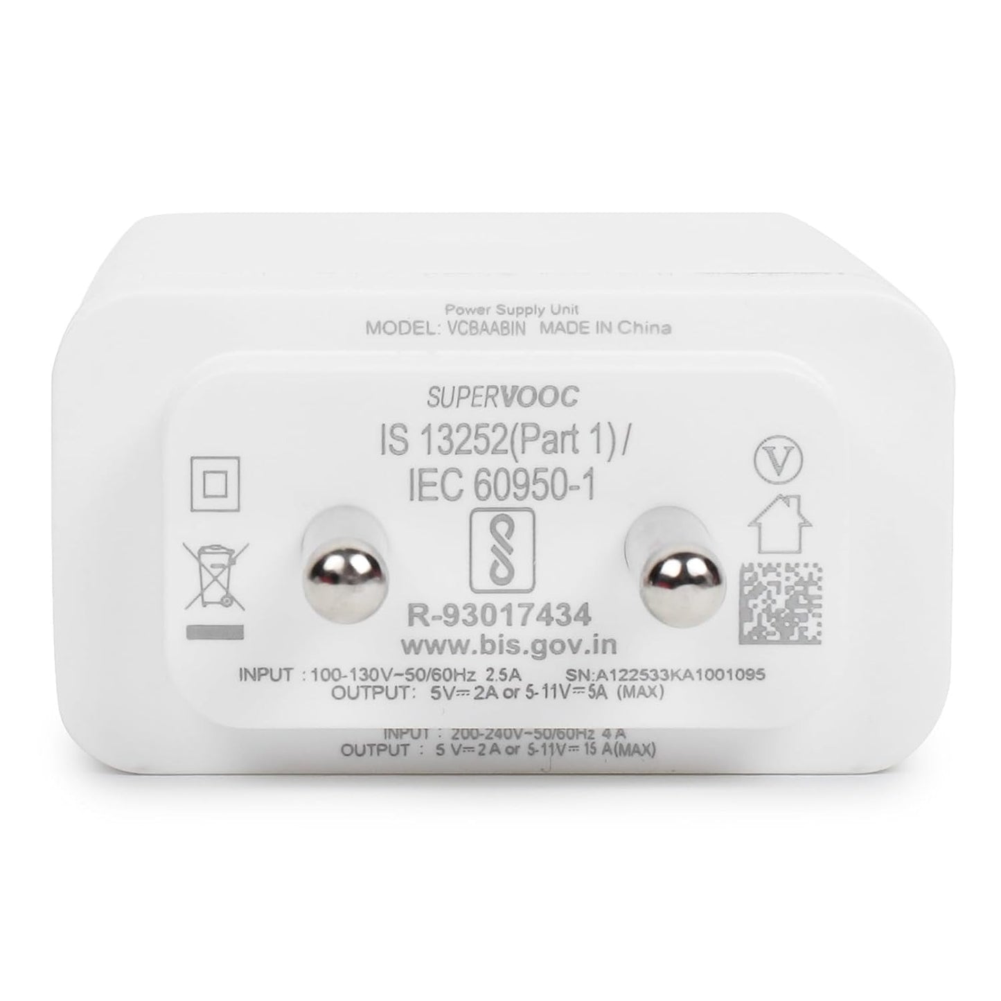 160W SuperVOOC Charger Set with Cable – Ultra Fast Charging for OnePlus 12R, 12, 11, 10 Series & Nord CE3/CE2 Lite 5G – White