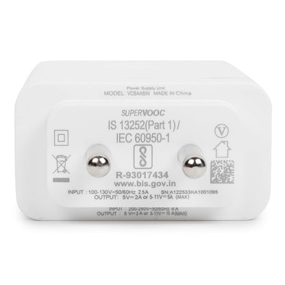 160W SuperVOOC Charger Set with Cable – Ultra Fast Charging for OnePlus 12R, 12, 11, 10 Series & Nord CE3/CE2 Lite 5G – White