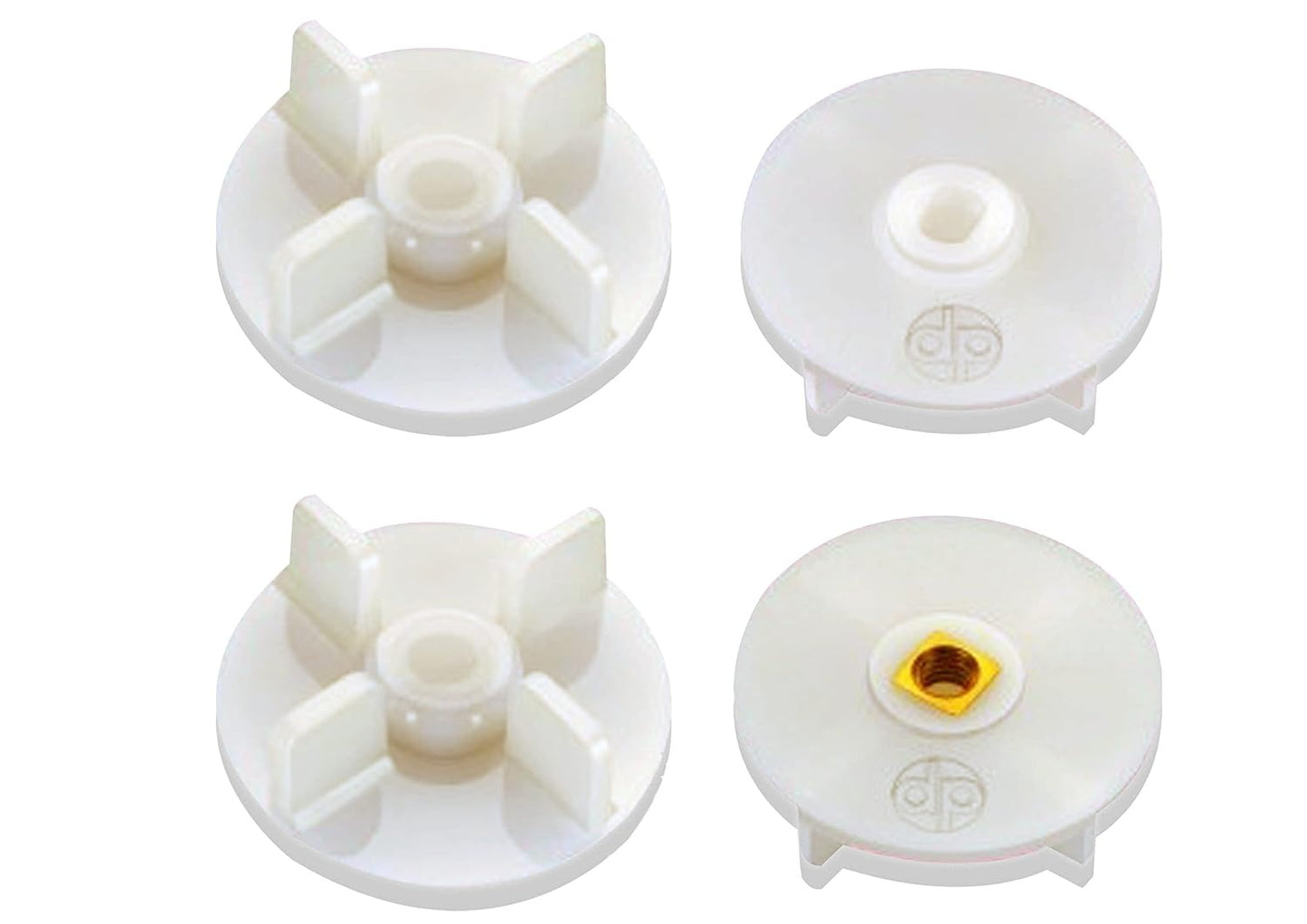 Mixer Grinder Motor Coupler + Jar Coupler Combo | Universal Fit for Preethi, Bajaj, Crompton & More | Pack of 4