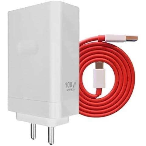 Original OnePlus 100W SUPERVOOC Charger with USB to C Dash Cable – Compatible with OnePlus 12/12R/11/11R/10/10R/9/9R/Nord 4/CE4/CE3/CE4 Lite 5G