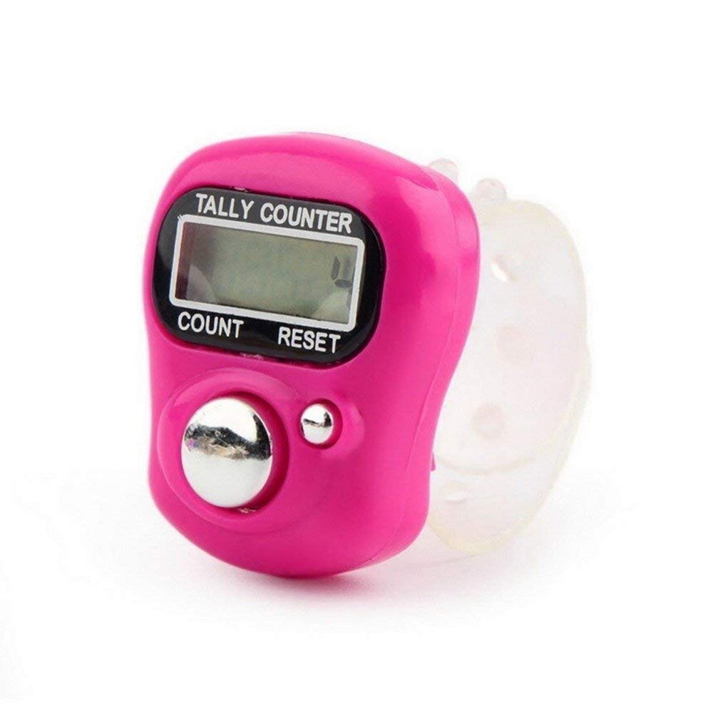 Mini Digital Finger Tally Counter – Electronic Japa Mala Counter for Chanting & Sports
