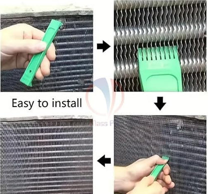 Fin Comb Set for Air Conditioner FCR6 Coil Fin Comb Ring Straighten Evaporator Condensor