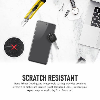 iQOO Neo 6 5G, Neo 6 SE, 9 SE, 7 5G, 7 Legend 5G | Tempered Glass Screen Protector | Edge-to-Edge Coverage, Self-Installation, 6.62 Inch Size Compatibility - Flymaster Shop