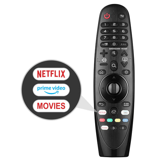 Jufengrks Universal Remote Control for LG Smart TV – Compatible with All Models (No Voice or Pointer Function) – Black - Flymaster Shop