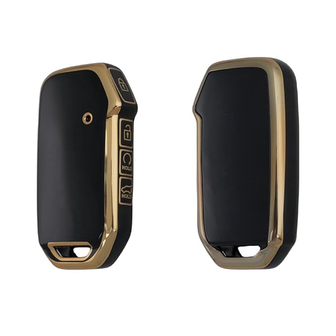 Kia Seltos 2023 Facelift HTX | Car Key Covers | Provides Protection and Style with Black Design - Flymaster Shop