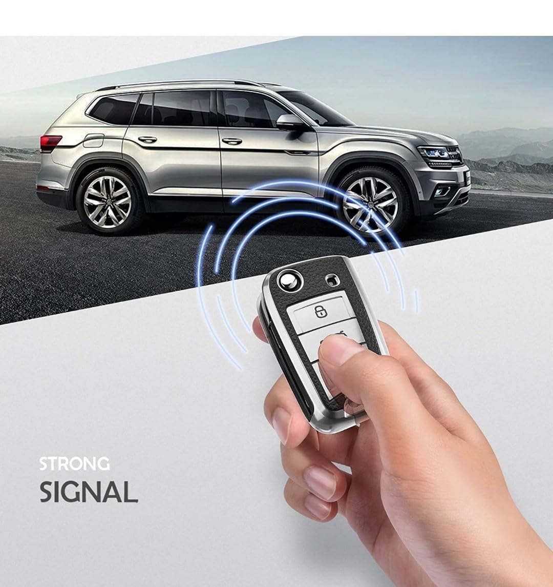 Kushaq, Octavia, Kodiaq, Superb, Slavia, Passat 3B Flip Key | Car Key Cover | Provides Protection and Style - Flymaster Shop