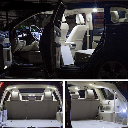 LED Light for Cars Interior COB Roof Light Bright 12Volts DC universal for all cars - Set of 2 (Warm White Color) - Flymaster Shop