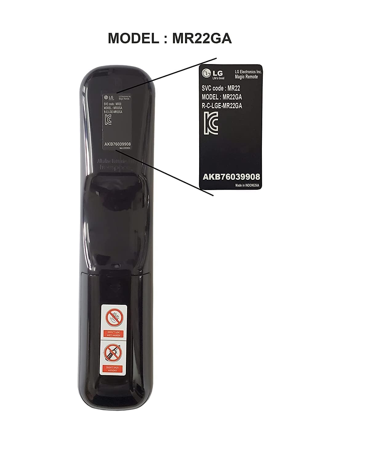 LG Magic Remote Control Replacement – Compatible with AN-MR20GA / AN-MR22GA | Mouse & Cursor, No Voice - Flymaster Shop