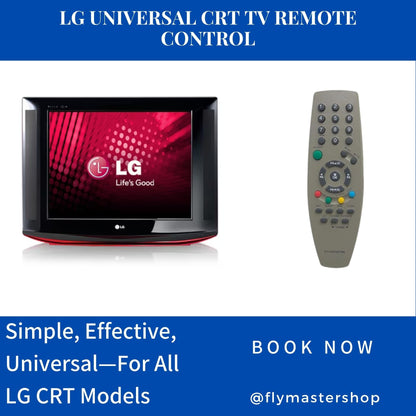 LG Universal CRT TV Remote Control - Compatible with All LG CRT TV Models | Replacement Electronics Accessory - Flymaster Shop