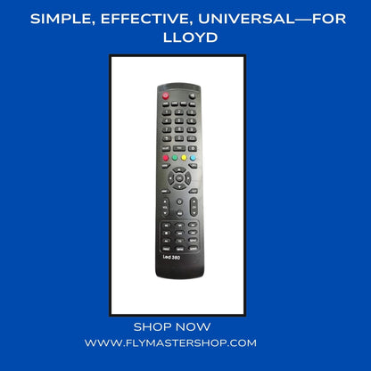 Lloyd Smart TV Remote for LED 380 | Effortless Control for HDTV & LED LCD Displays | Enhance Your Viewing Experience with Easy Navigation and Precise Functionality - Flymaster Shop