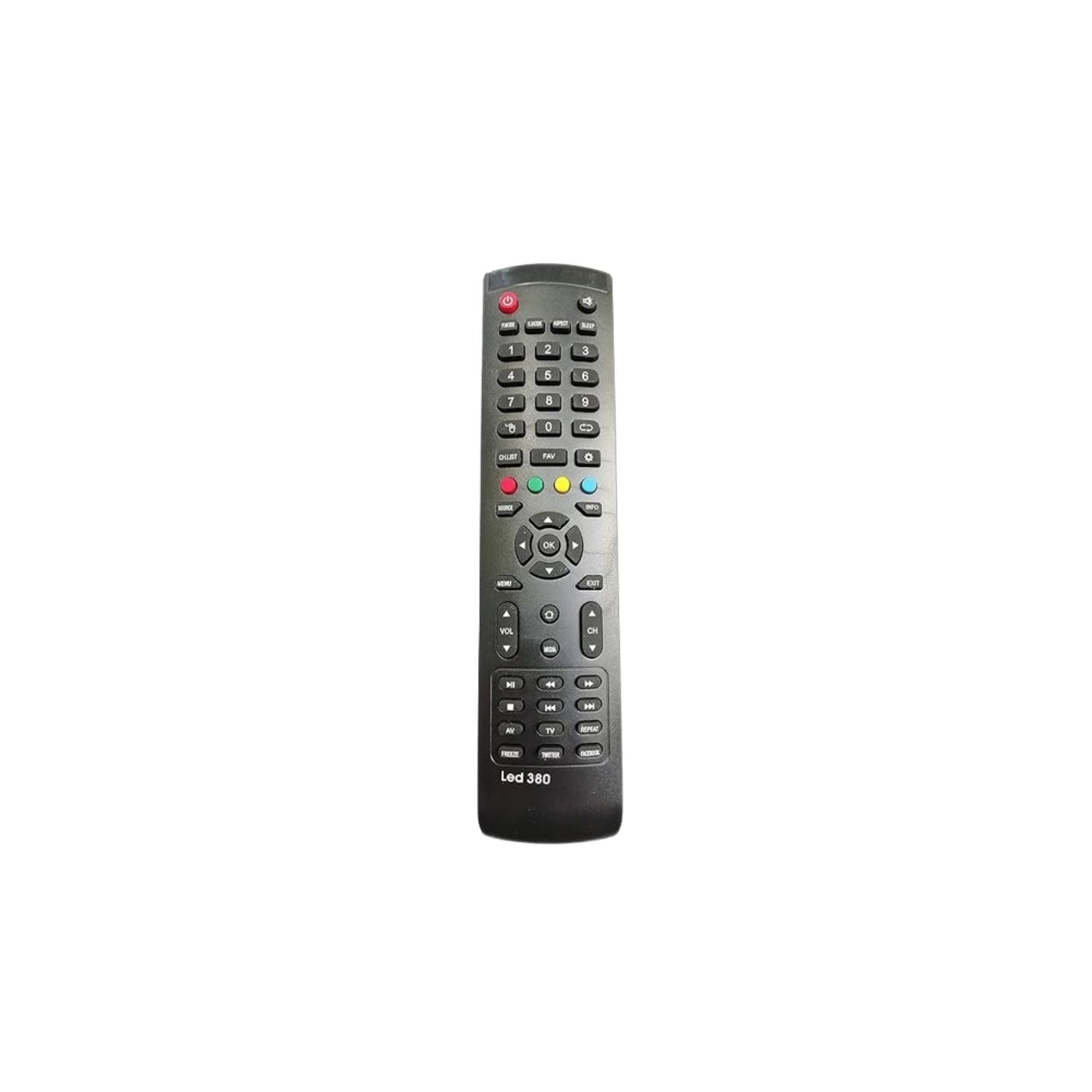 Lloyd Smart TV Remote for LED 380 | Effortless Control for HDTV & LED LCD Displays | Enhance Your Viewing Experience with Easy Navigation and Precise Functionality - Flymaster Shop