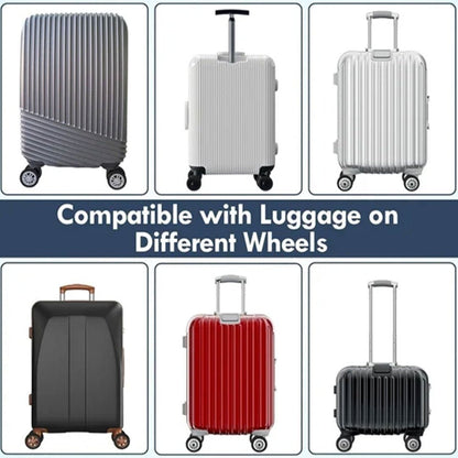 Luggage Wheel Protector – 8 PCS Silicone Covers for Spinner Wheels | Trolley Bag & Suitcase Shock Absorption Set - Flymaster Shop