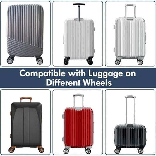 Luggage Wheel Protector – 8 PCS Silicone Covers for Spinner Wheels | Trolley Bag & Suitcase Shock Absorption Set - Flymaster Shop