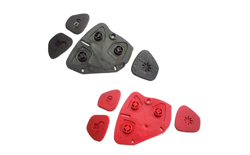 Mahindra 3-Button Remote Keypad for Xylo, Scorpio, Quanton - Set of 2 Replacement Keys (Red & Black) - Flymaster Shop