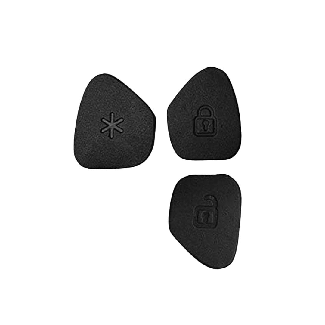 Mahindra 3-Button Remote Keypad for Xylo, Scorpio, Quanton - Set of 2 Replacement Keys (Red & Black) - Flymaster Shop