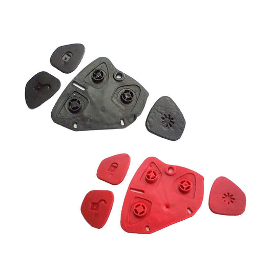 Mahindra 3-Button Remote Keypad for Xylo, Scorpio, Quanton - Set of 2 Replacement Keys (Red & Black) - Flymaster Shop