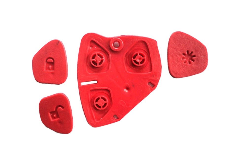 Mahindra 3-Button Remote Keypad Set for Xylo, Scorpio, Quanto - Red Replacement Key Set - Flymaster Shop