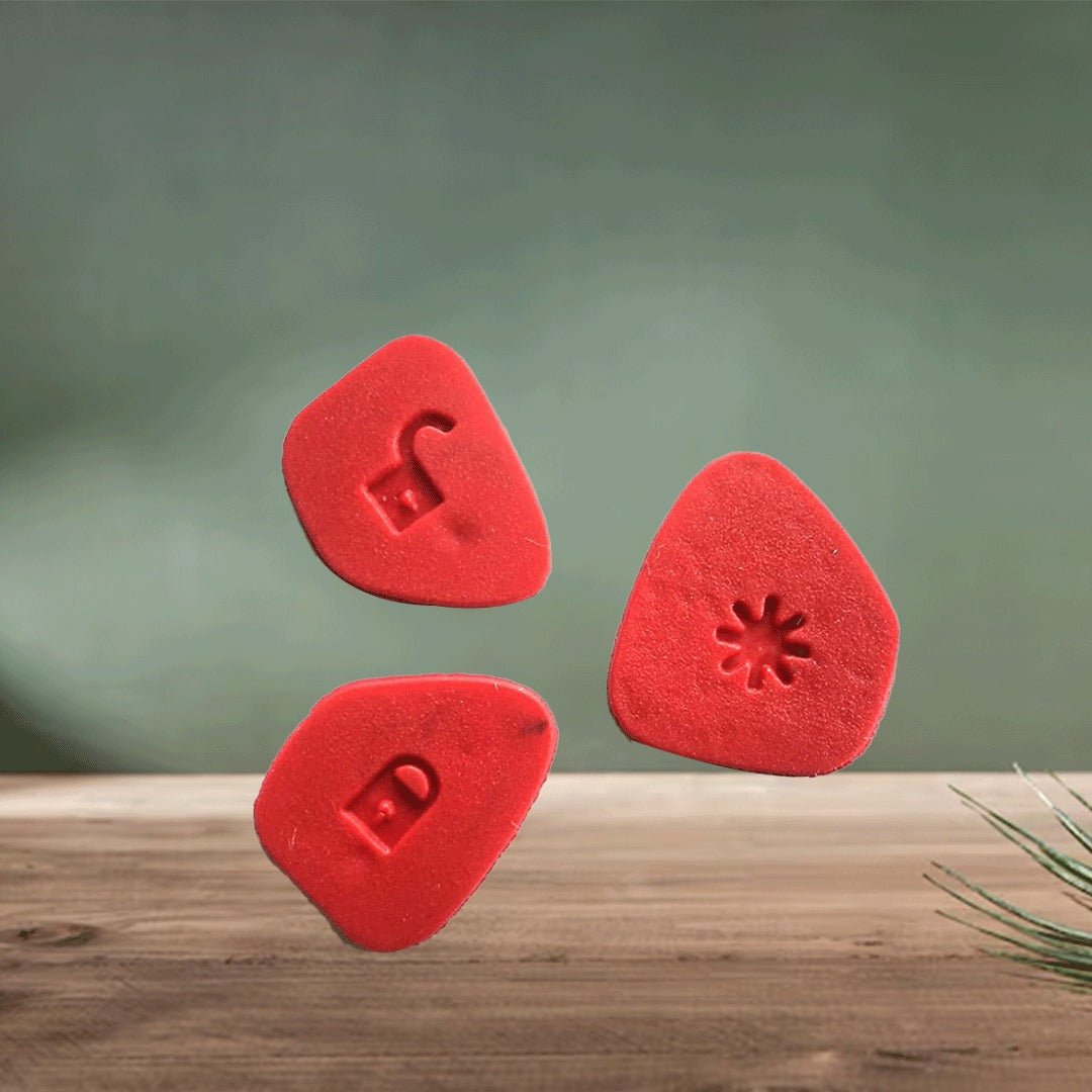 Mahindra 3-Button Remote Keypad Set for Xylo, Scorpio, Quanto - Red Replacement Key Set - Flymaster Shop