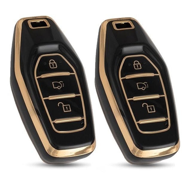Mahindra XUV 500 Smart Key | Car Key Accessories | Push Button Start Models | TPU Material, Pack of 2 - Flymaster Shop