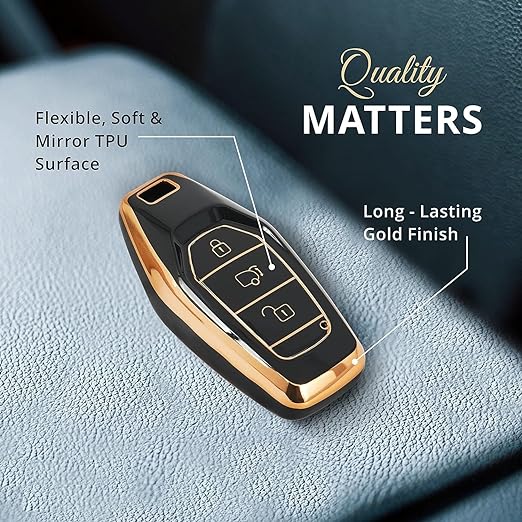 Mahindra XUV 500 Smart Key | Car Key Accessories | Push Button Start Models | TPU Material, Pack of 2 - Flymaster Shop