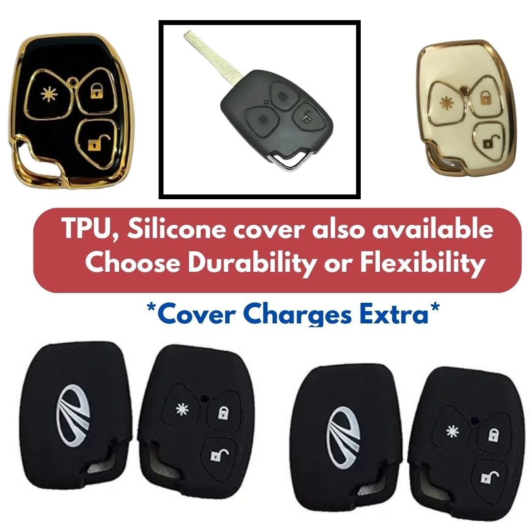 Mahindra Xylo/Scorpio/Quanto | Replacement Parts | Durable Key Shell with Perfect Fit Premium Quality | Reliable Protection | Perfect Fit - Flymaster Shop