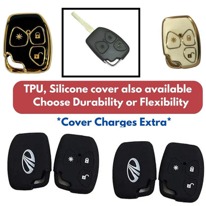 Mahindra Xylo/Scorpio/Quanto | Replacement Parts | Durable Key Shell with Perfect Fit Premium Quality | Reliable Protection | Perfect Fit - Flymaster Shop
