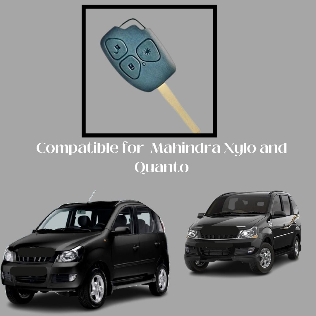 Mahindra Xylo/Scorpio/Quanto | Replacement Parts | Durable Key Shell with Perfect Fit Premium Quality | Reliable Protection | Perfect Fit - Flymaster Shop