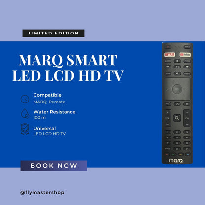 MARQ Smart LED/LCD TV Remote | Convenient Netflix & YouTube Control Functions. - Flymaster Shop