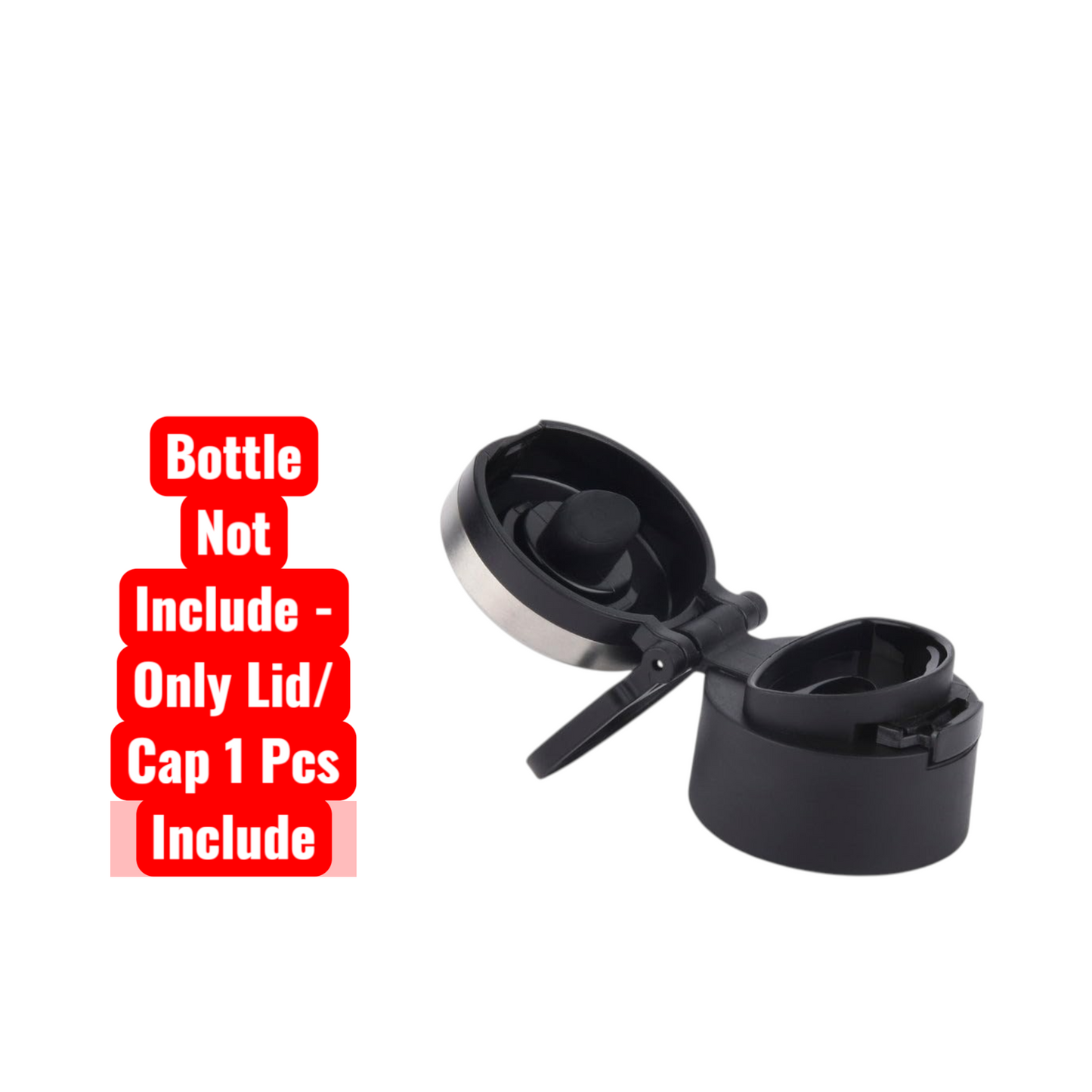 Spare Lid for Milton Gulp Thermosteel Bottle – Compatible with 600ml / 900ml / 1100ml | Leak-Proof Stainless Steel Cap | 24-Hour Hot & Cold | 1 Pc Lid Only (Bottle Not Included)