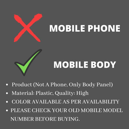 Mobile Body Housing Panel for Nokia 105 (2017) – Multicolor Plastic Replacement Case (Front and Back Cover) - Flymaster Shop