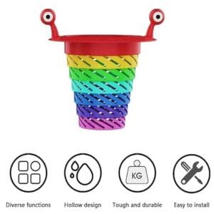 Monster Colorful Thickened Kitchen Sink Strainer and Stopper – Leakage Proof Waste Collector Filter for Home Kitchen (Pack of 1) - Flymaster Shop