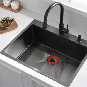 Monster Colorful Thickened Kitchen Sink Strainer and Stopper – Leakage Proof Waste Collector Filter for Home Kitchen (Pack of 1) - Flymaster Shop