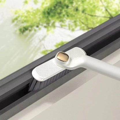 Multi-Function Bathroom Cleaning Brush - Hard Bristle Rotating Crevice Gap Cleaning Brush for Tiles, Bathroom, and Floor Cleaning Pack of 1 (Multi-Colour). - Flymaster Shop